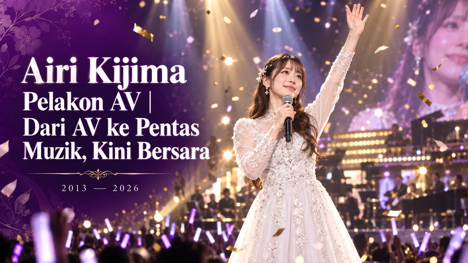 Airi Kijima Pelakon AV | Dari AV ke Pentas Muzik, Kini Bersara