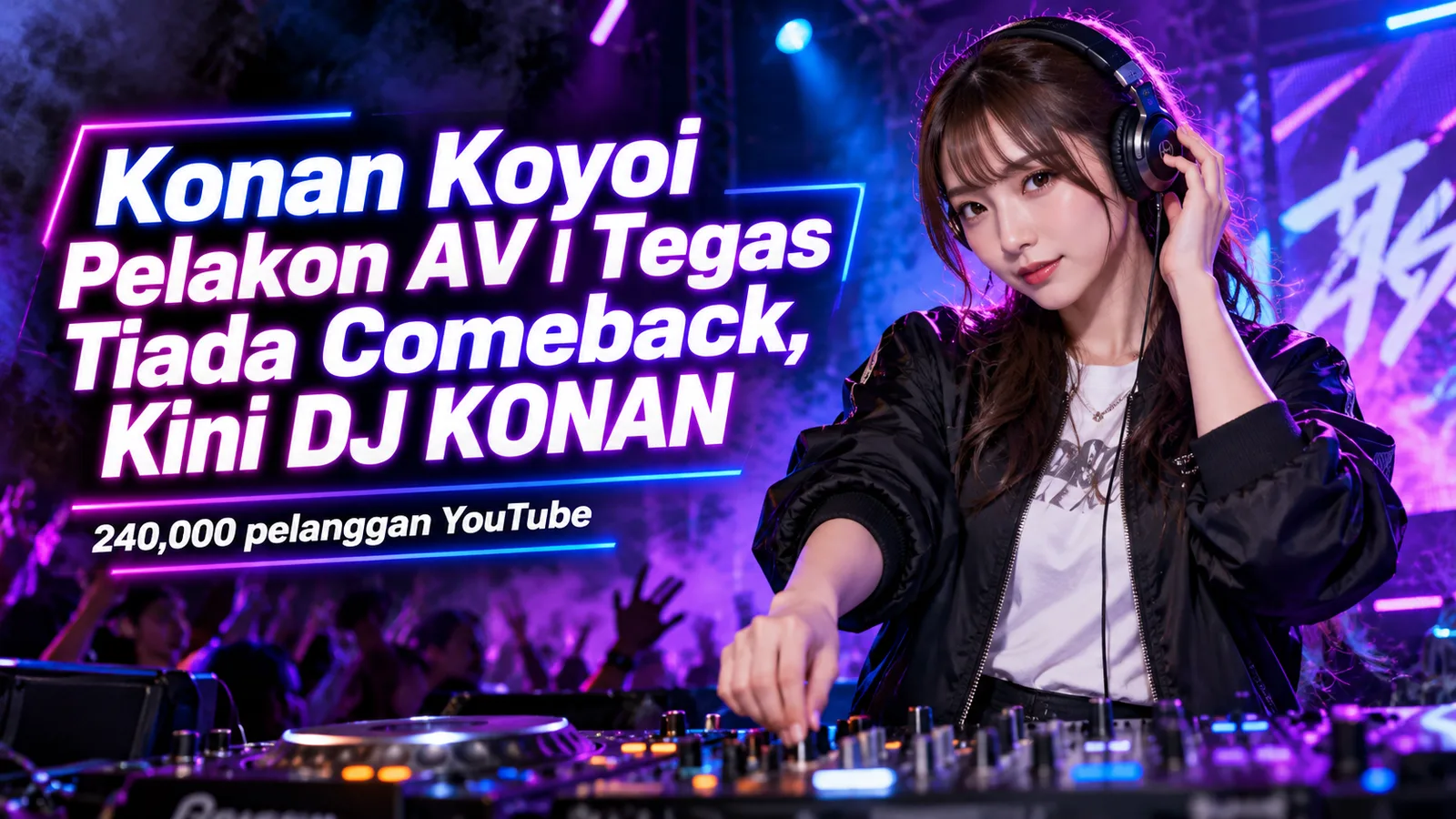 Konan Koyoi: Tiada Comeback, Kini DJ & YouTuber