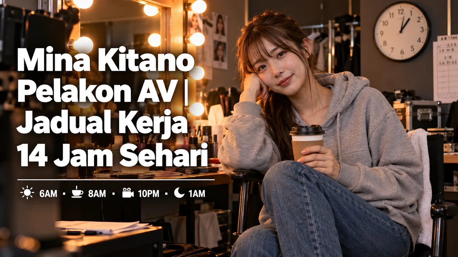 Mina Kitano Pelakon AV: Jadual Kerja 14 Jam Sehari
