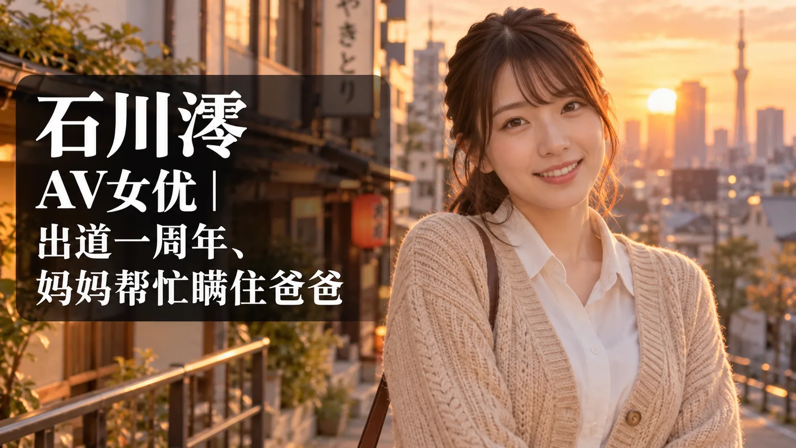 石川澪 AV女优｜出道一周年、妈妈帮忙瞒住爸爸