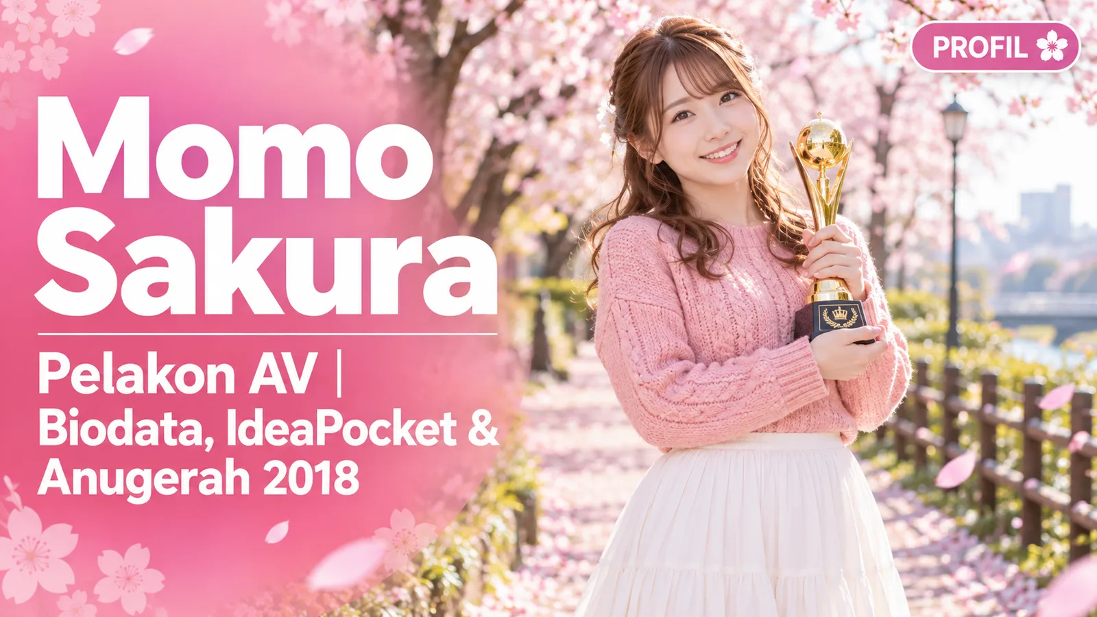 Momo Sakura Pelakon AV | Biodata, IdeaPocket & Anugerah 2018