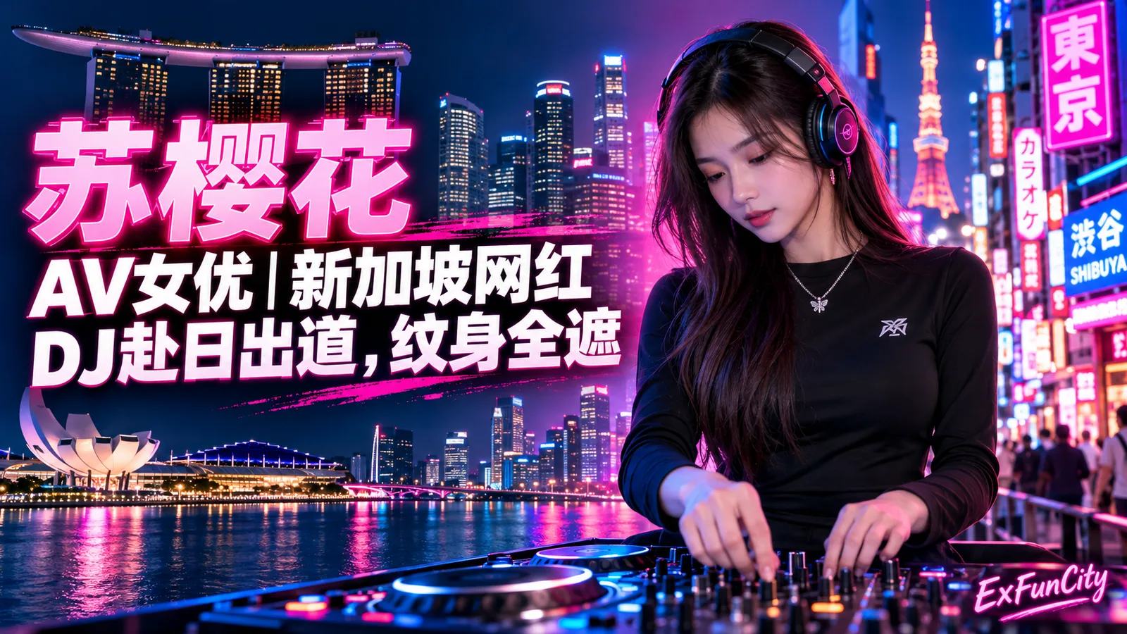 苏樱花 AV女优｜新加坡DJ赴日出道