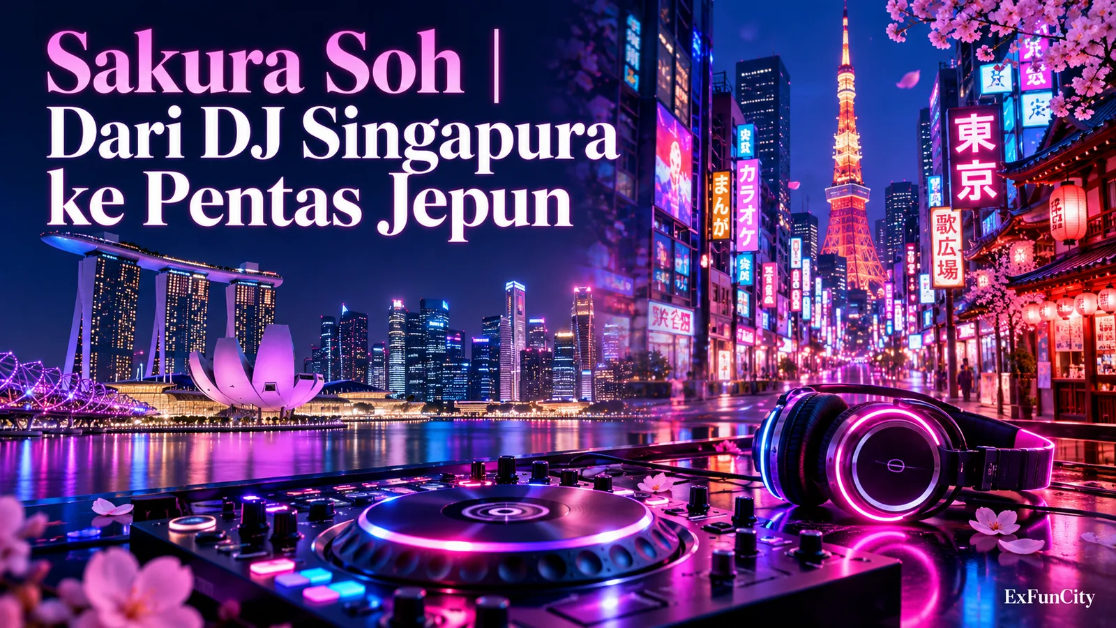 Sakura Soh Pelakon AV: DJ Singapura Debut di Jepun
