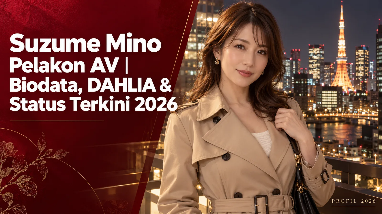 Suzume Mino Pelakon AV | Biodata, DAHLIA & Status Terkini 2026