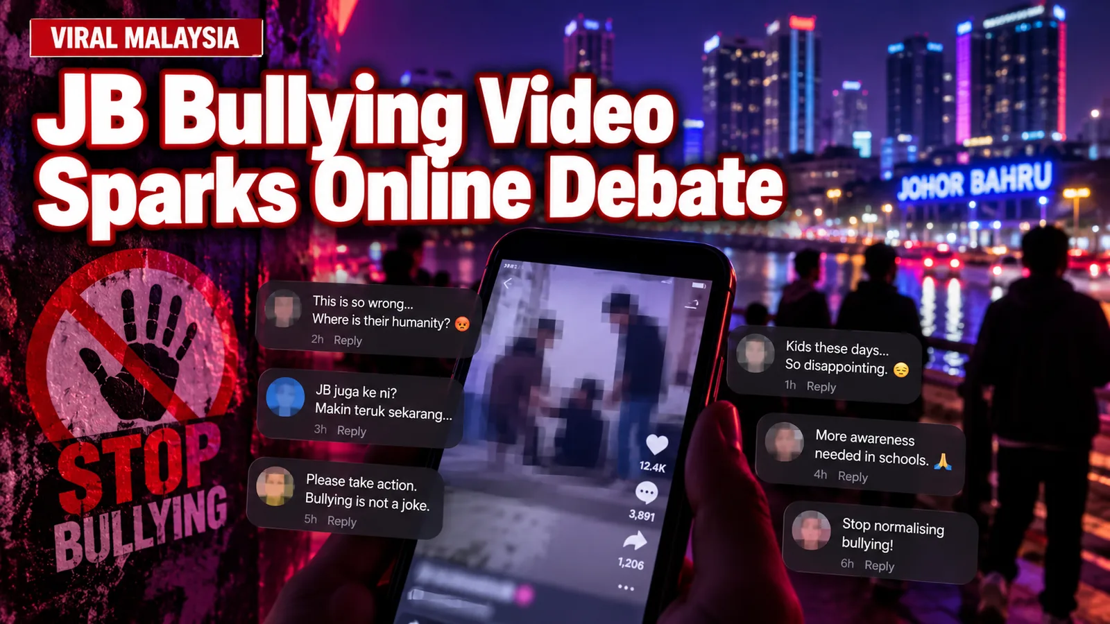 Viral Malaysia: JB Bullying OKU Video Sparks Online Debate