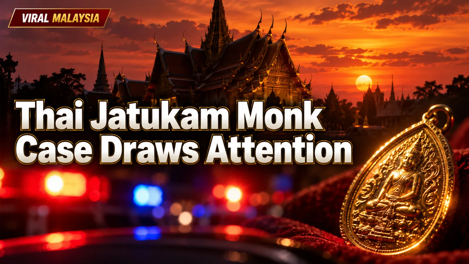Viral Malaysia: Thai Jatukam Monk and Woman Case Draws Attention