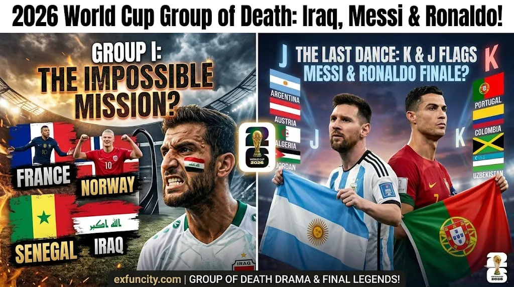2026 World Cup Group of Death: Iraq, Messi & Ronaldo!