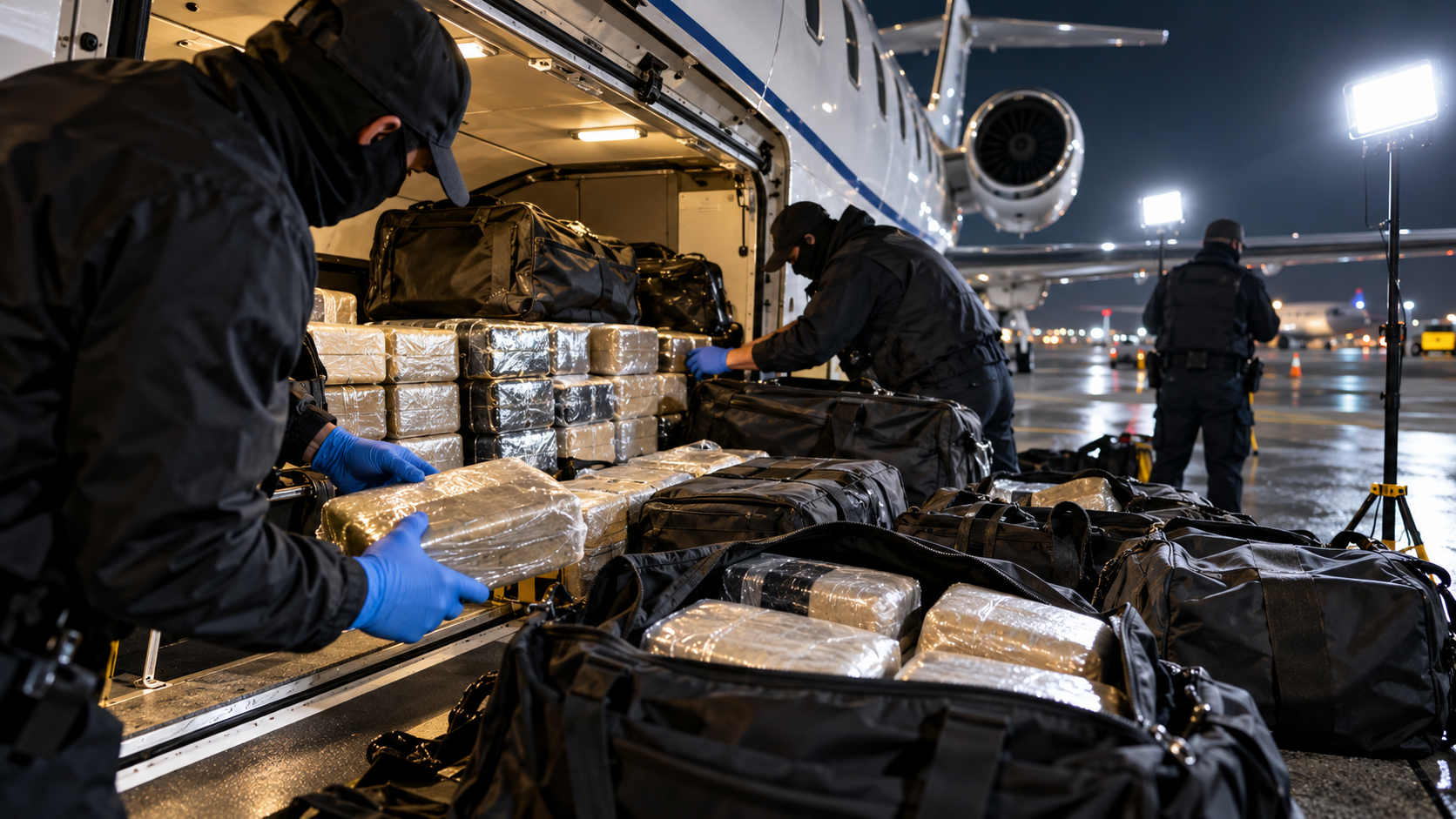 521kg meth private jet bust