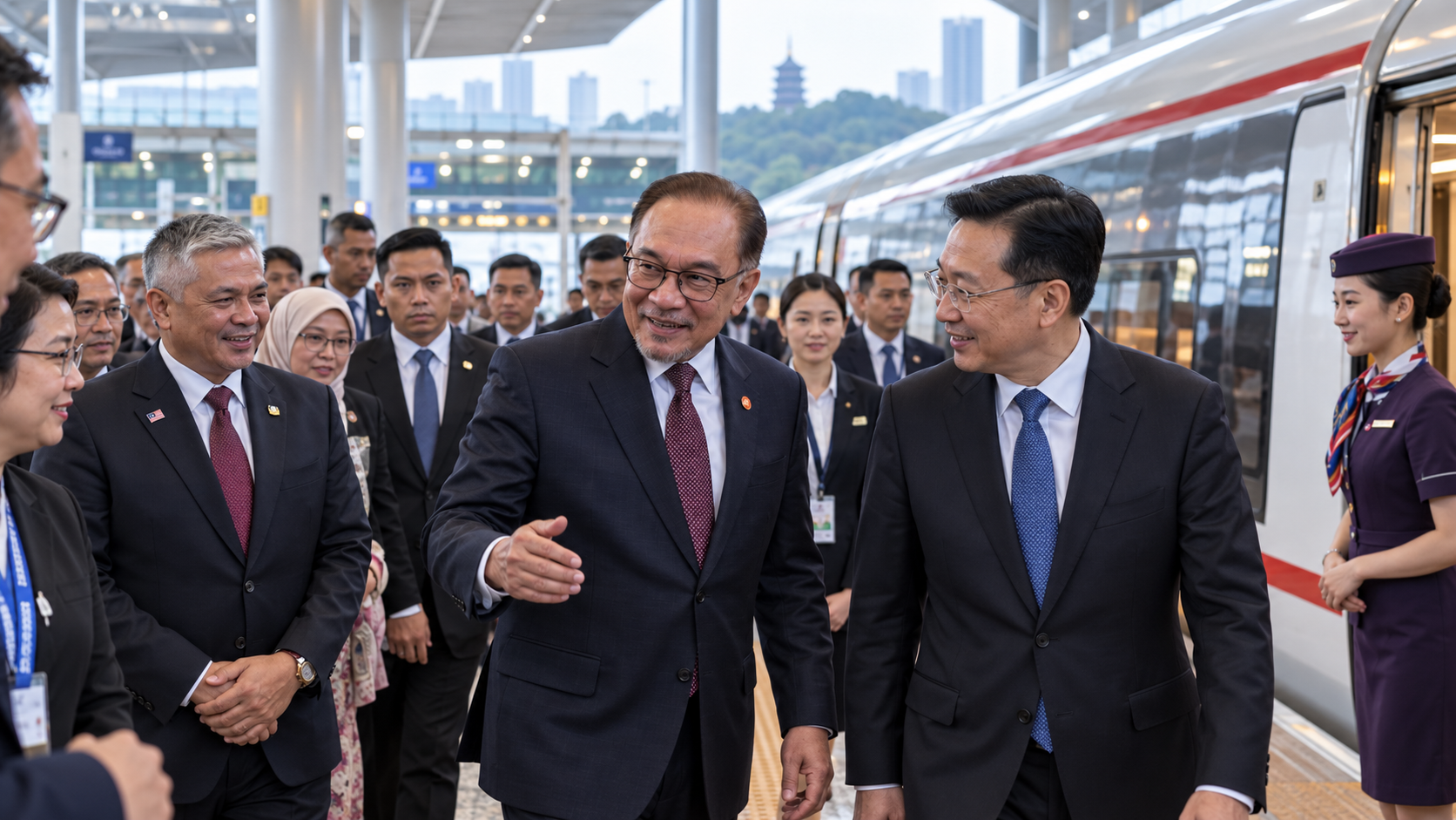 Anwar China high-speed rail