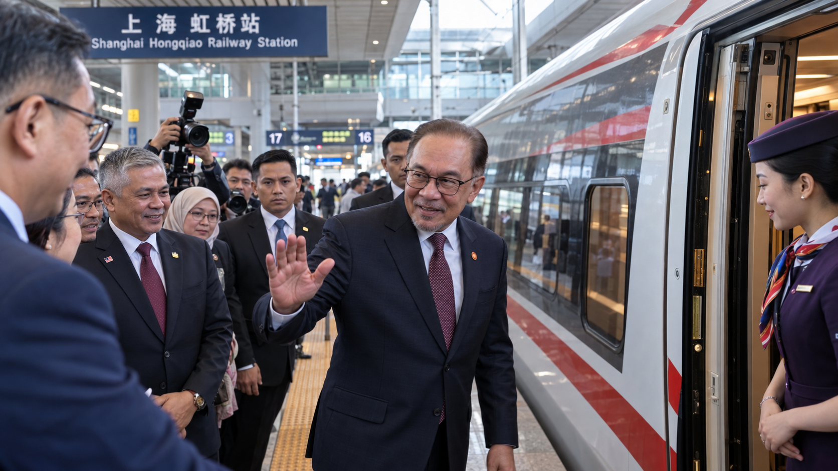 Anwar China high-speed rail