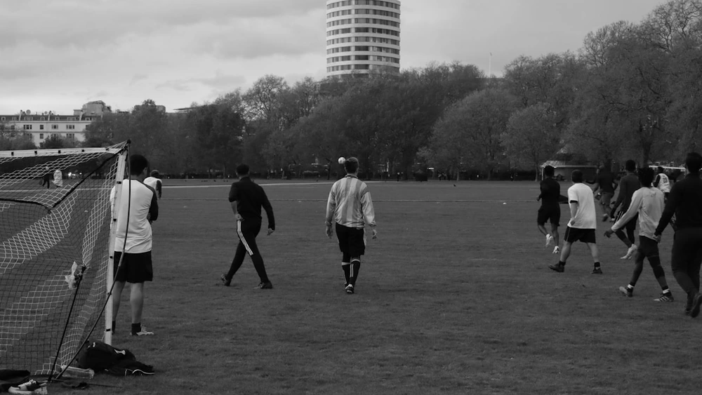 Arsenal squad in training ahead of fixture