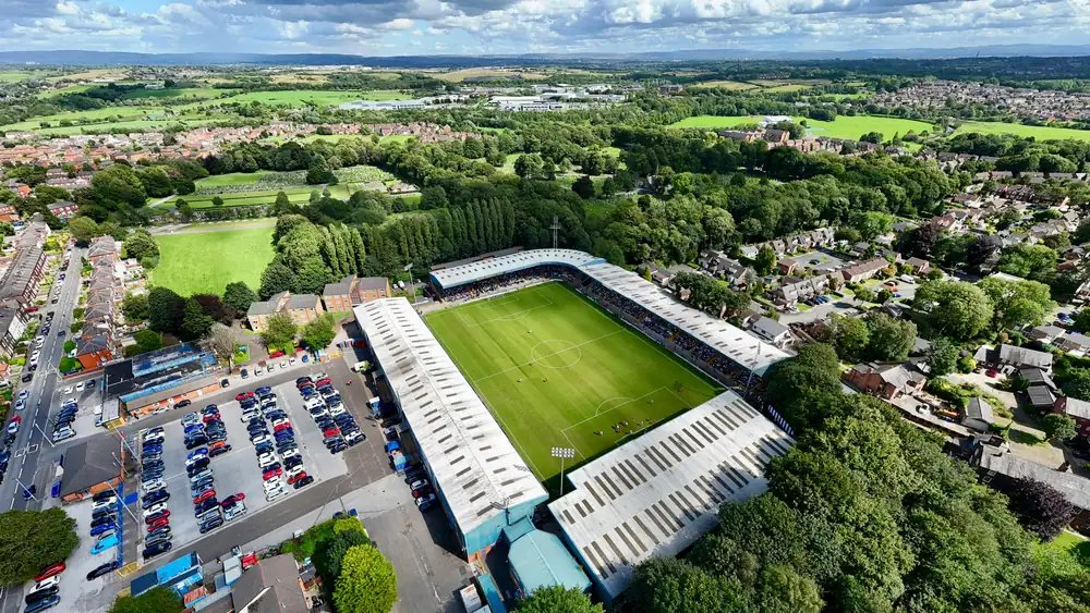 Burnley stadium exterior