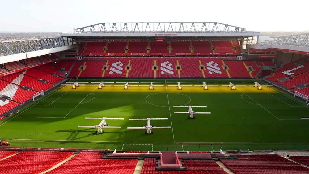Liverpool stadium exterior