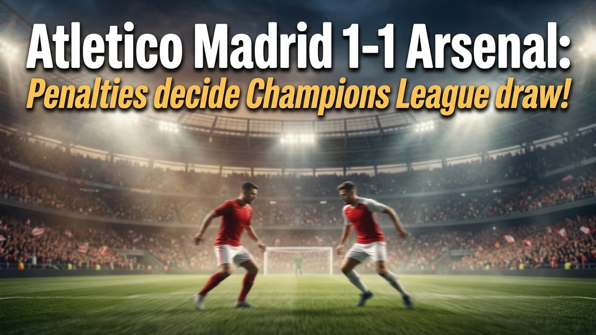 Atletico Madrid 1-1 Arsenal: Penalties Decide Champions...