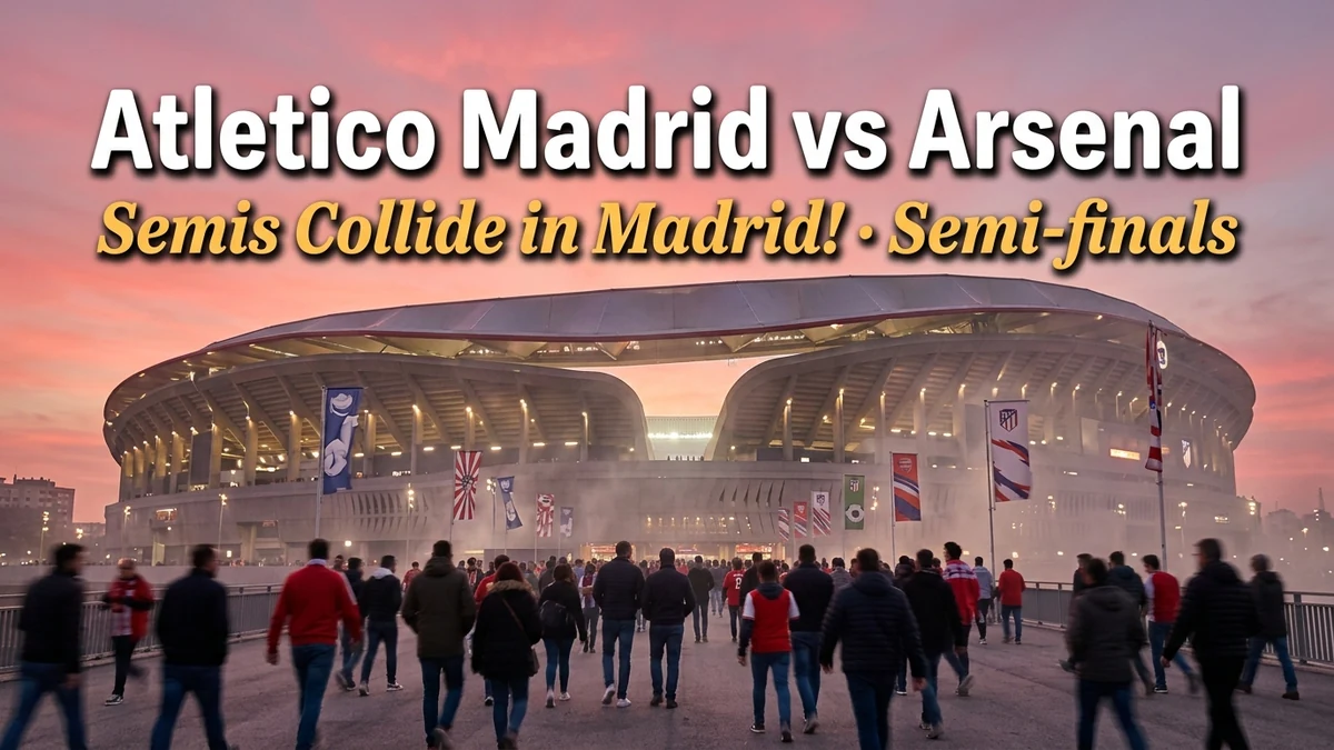 Atletico Madrid vs Arsenal: Champions League Semi-Final...
