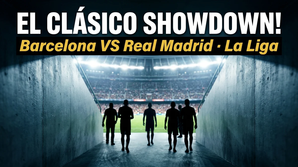 Barcelona vs Real Madrid: La Liga Clasico at Camp Nou