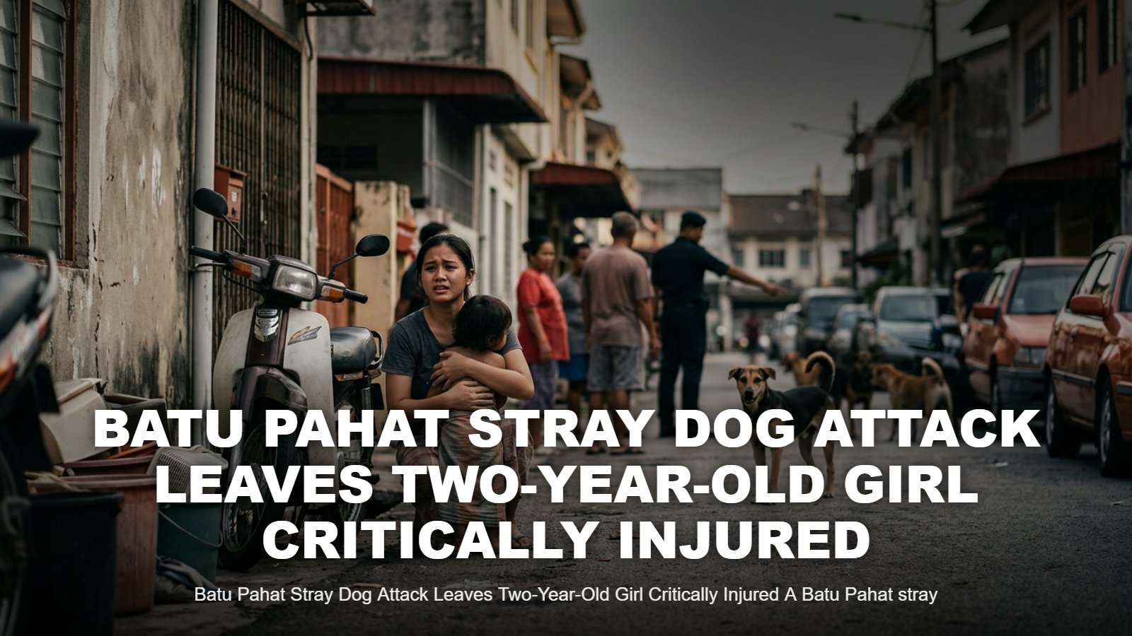 Batu Pahat Stray Dog Attack Leaves Toddler Critically Hurt