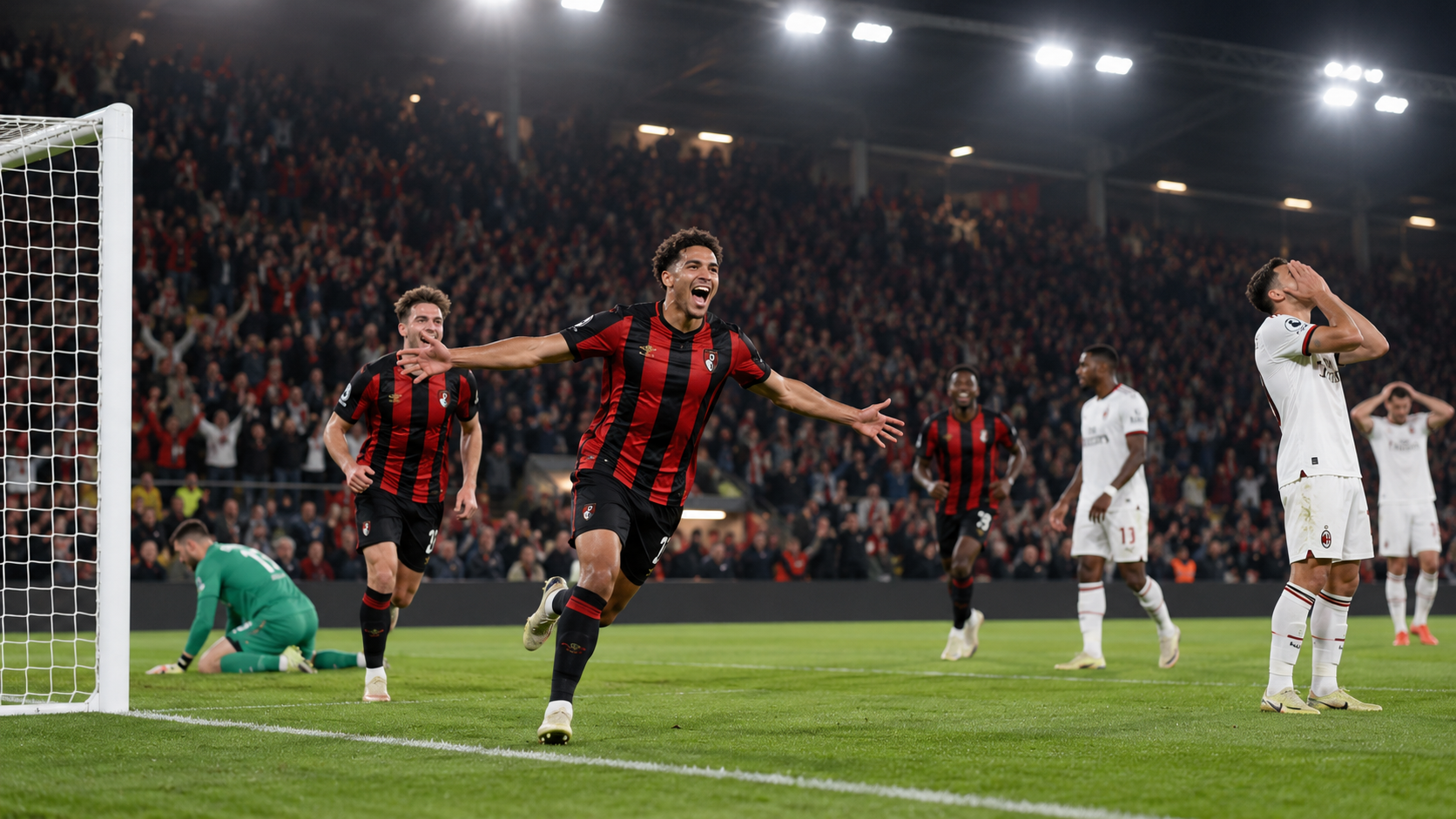 Bournemouth Belasah AC Milan 3-0! Maignan Kad Merah, Cherries Cipta Sejarah
