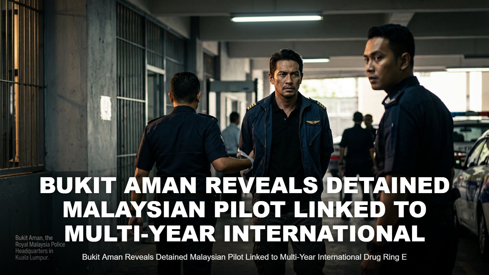 Bukit Aman: Detained Malaysian Pilot Linked to Multi-Year Drug Ring