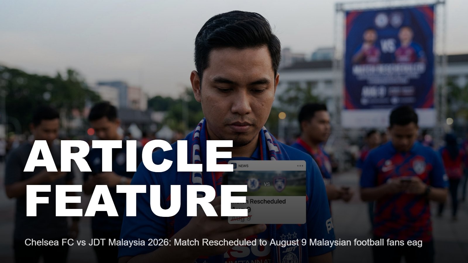 Chelsea FC vs JDT Malaysia 2026: Match Rescheduled