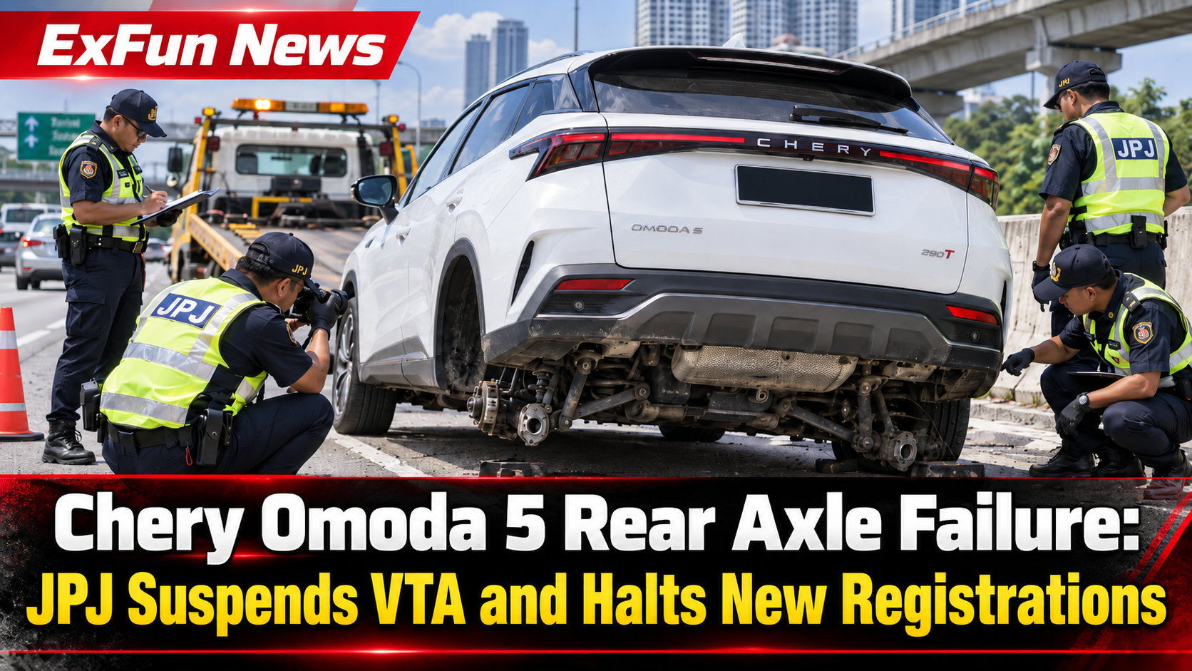 Chery Omoda 5 Rear Axle Failure: JPJ Suspends VTA 2026
