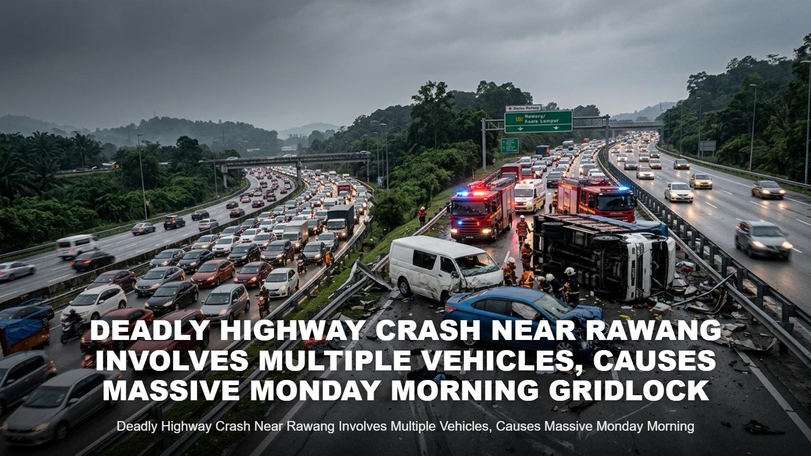 Rawang Multi-Vehicle Crash Leaves Two Dead