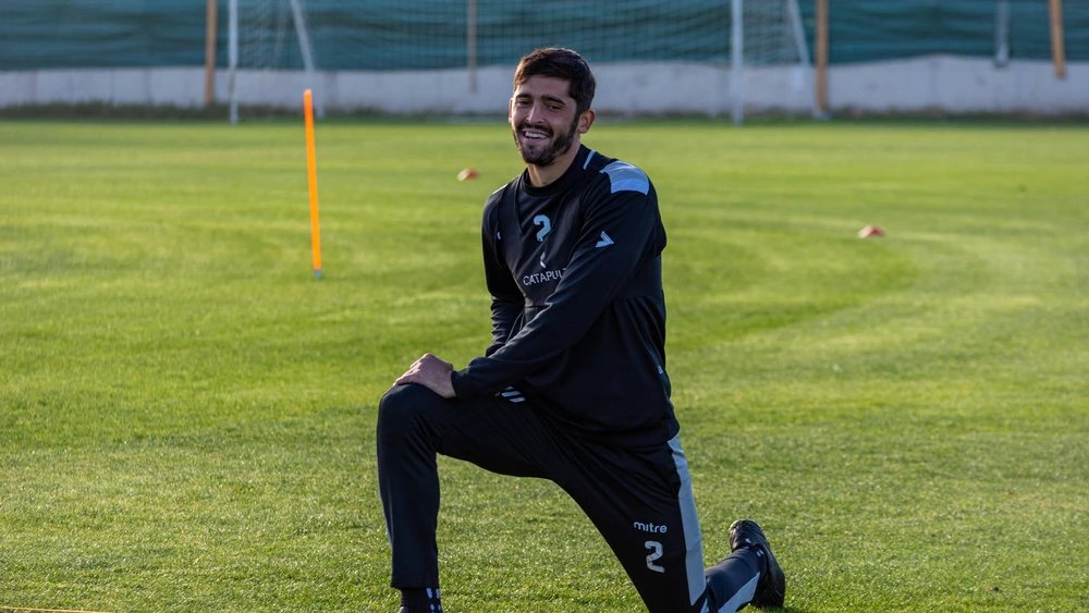 Everton squad in training ahead of fixture