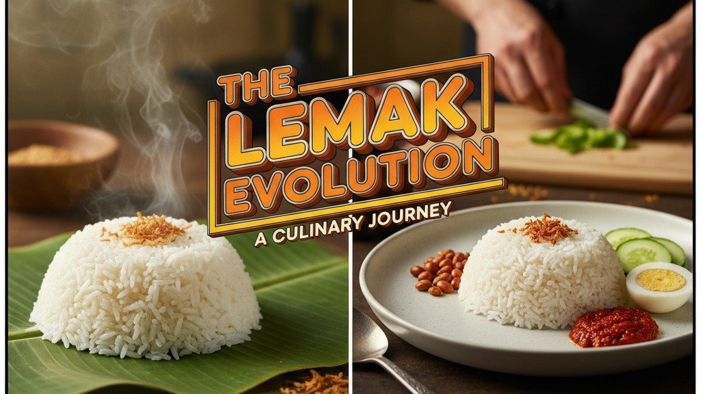 Nasi Lemak Evolution: Traditional vs. Modern Cafe Styles