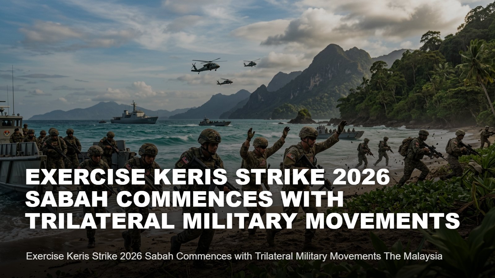 Exercise Keris Strike 2026 Sabah: Joint Military Drills Begin