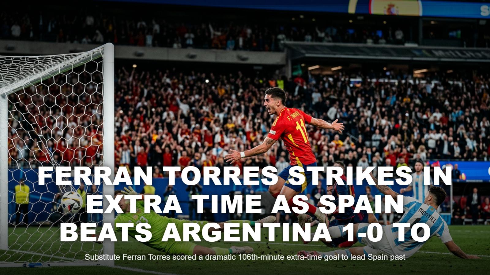 Spain Beats Argentina 1-0: World Cup Final Results & Recap