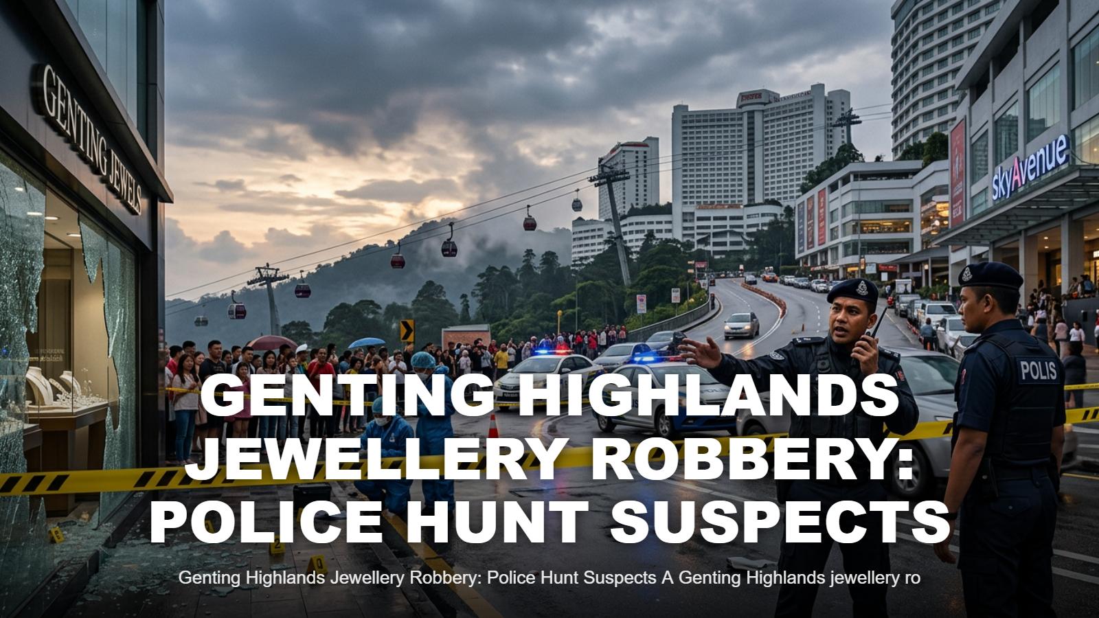 Genting Highlands Jewellery Robbery: Police Hunt Suspects