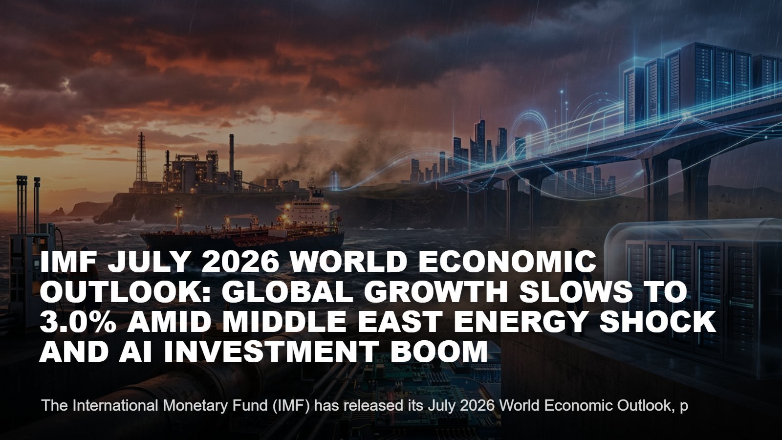 IMF Global Growth Forecast 2026: July WEO Report Released