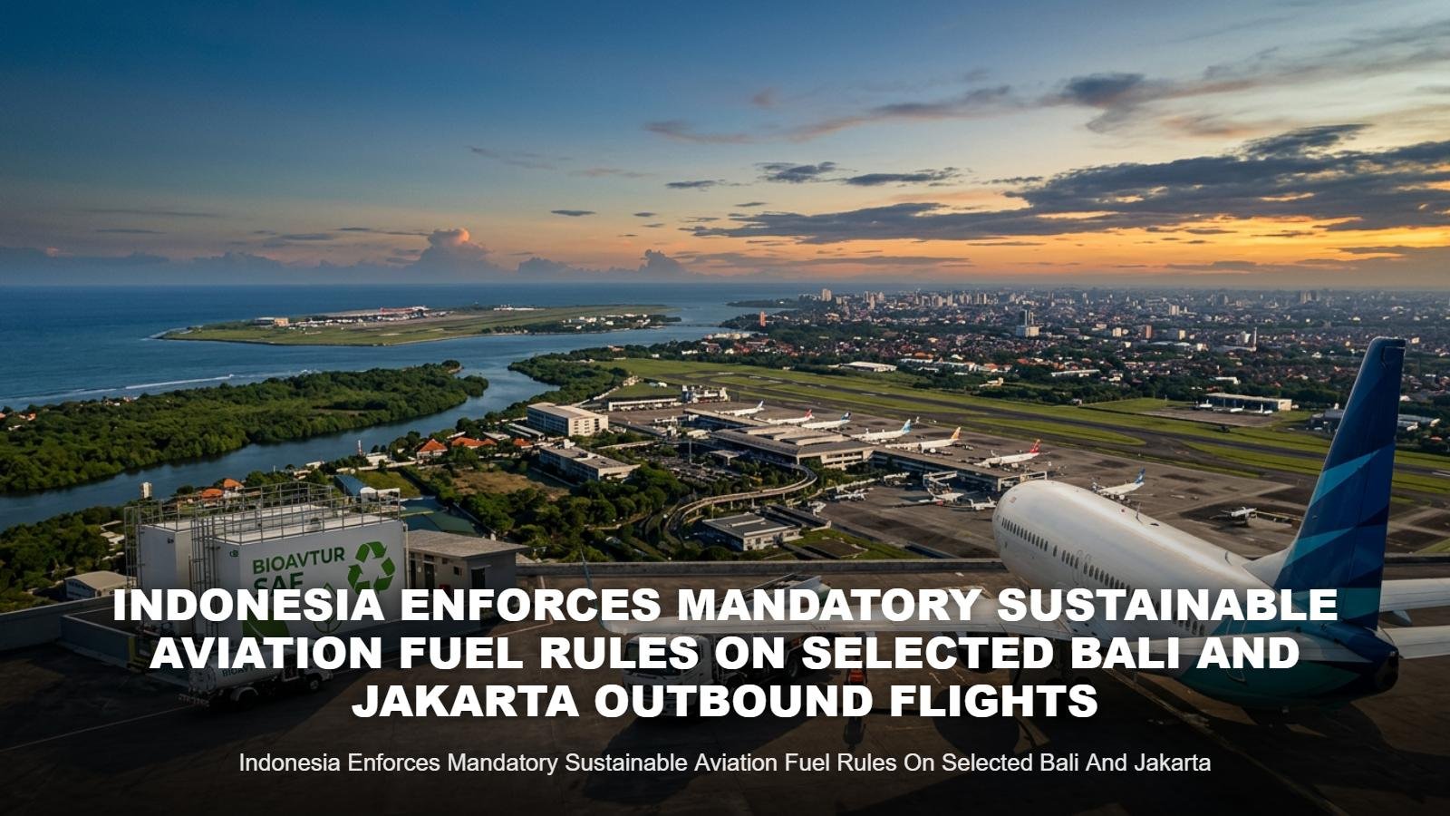 Indonesia Mandates SAF for Bali & Jakarta International