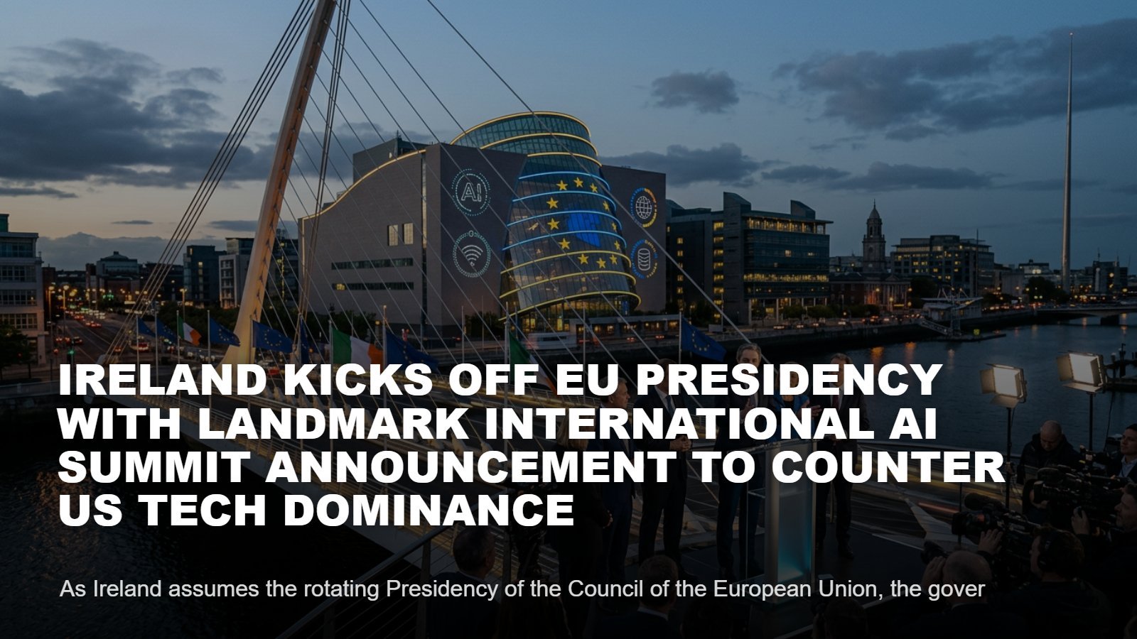 Ireland EU Presidency: Flagship International AI Summit Announced
