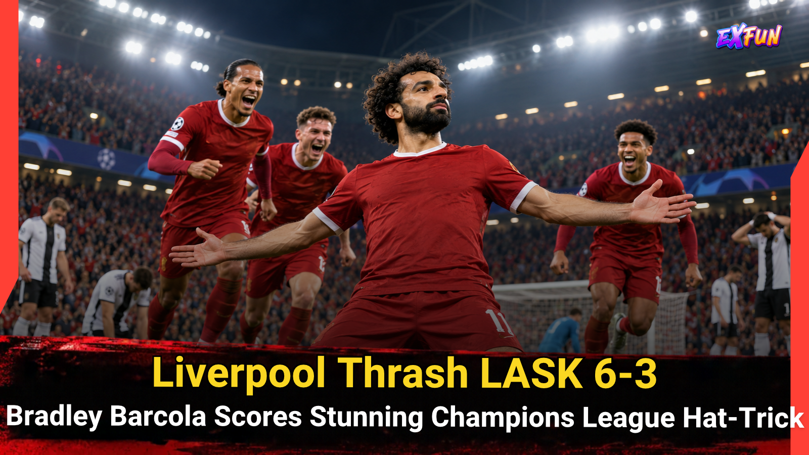 The LASK vs Liverpool Champions League match ended in an incredible 6-3 victory for Liverpool on Oct