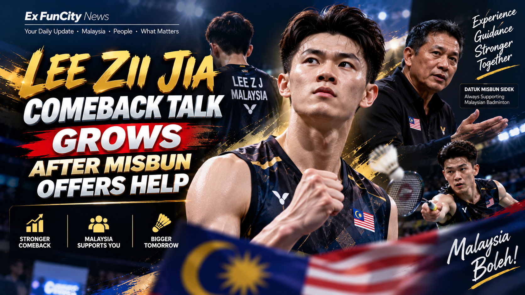 Lee Zii Jia Comeback: Misbun Says He Can Rise Again