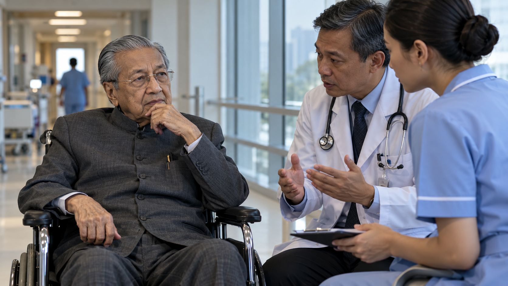 Mahathir admitted to IJN