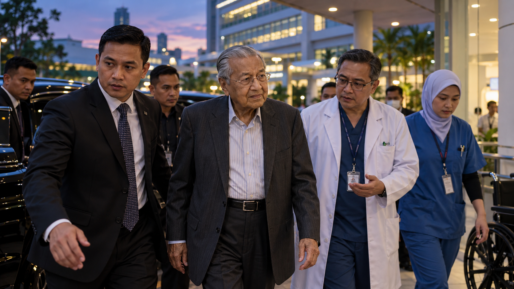 Mahathir admitted to IJN