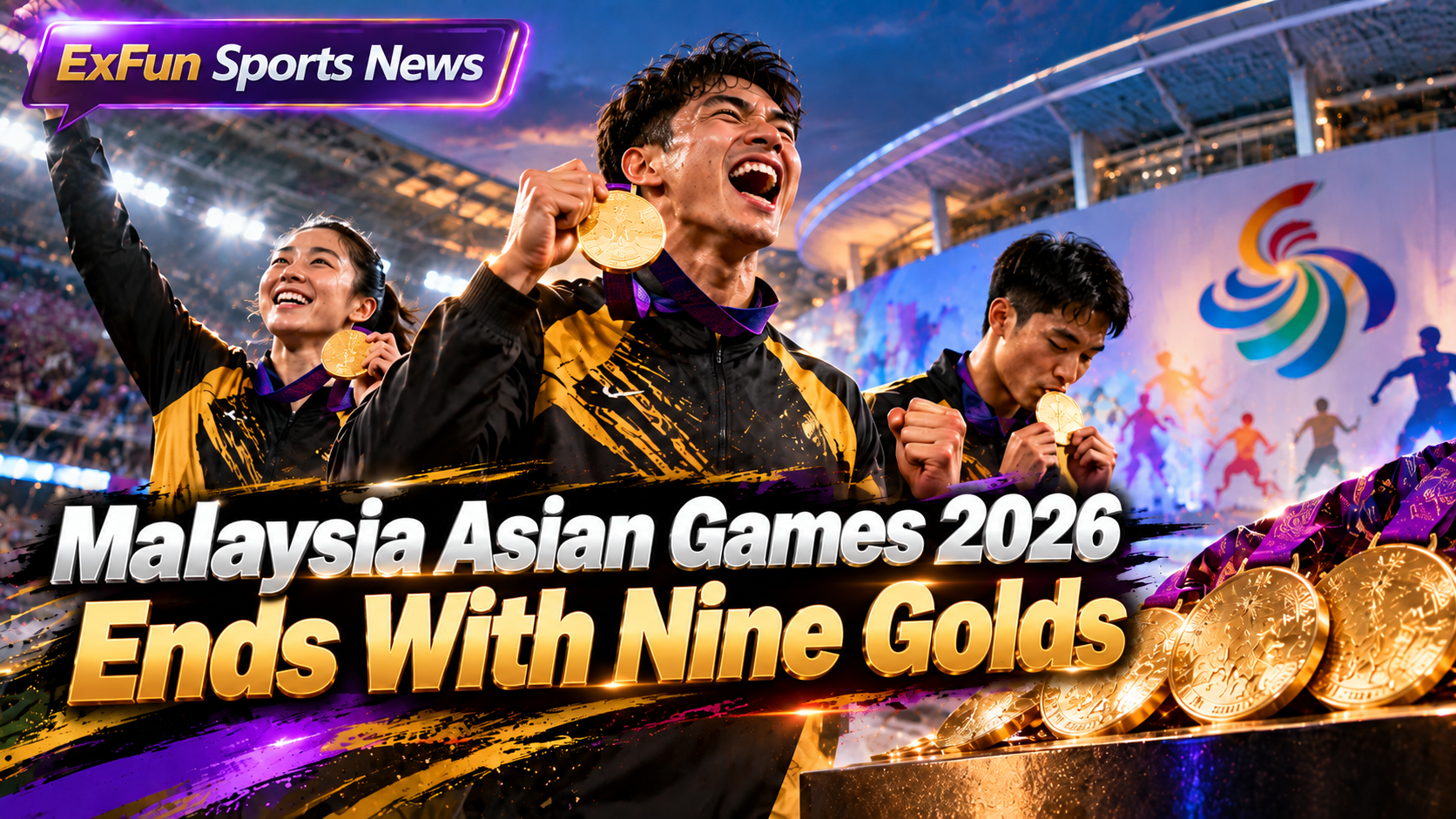 Malaysia Asian Games 2026 Ends With Nine Gold Medals