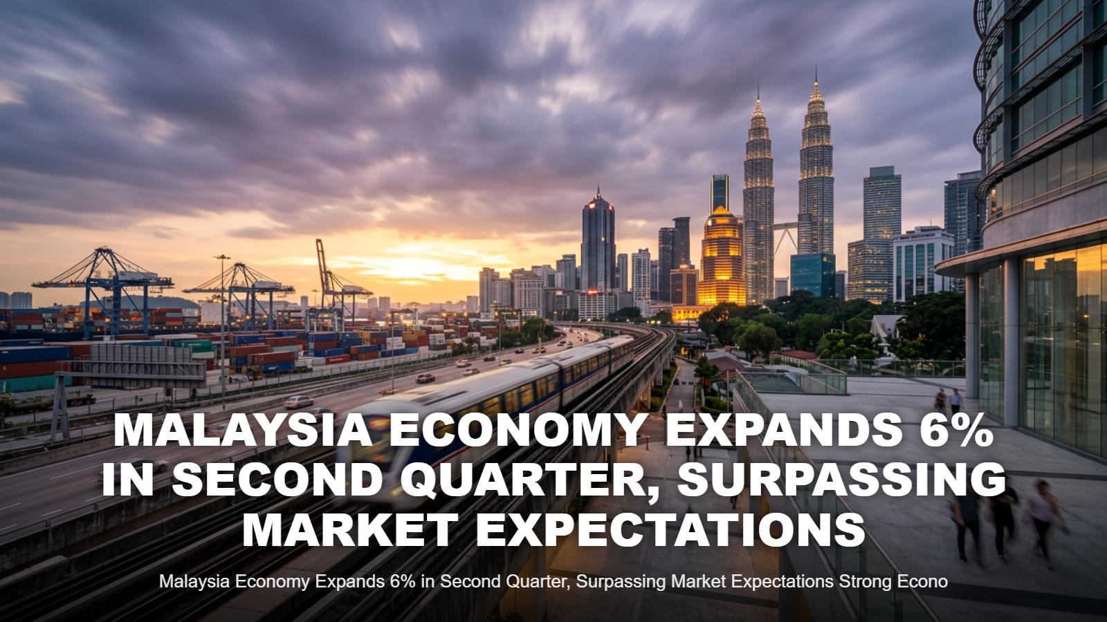 Malaysia GDP Growth Hits 6% in Q2 2026, Surpassing Expectations