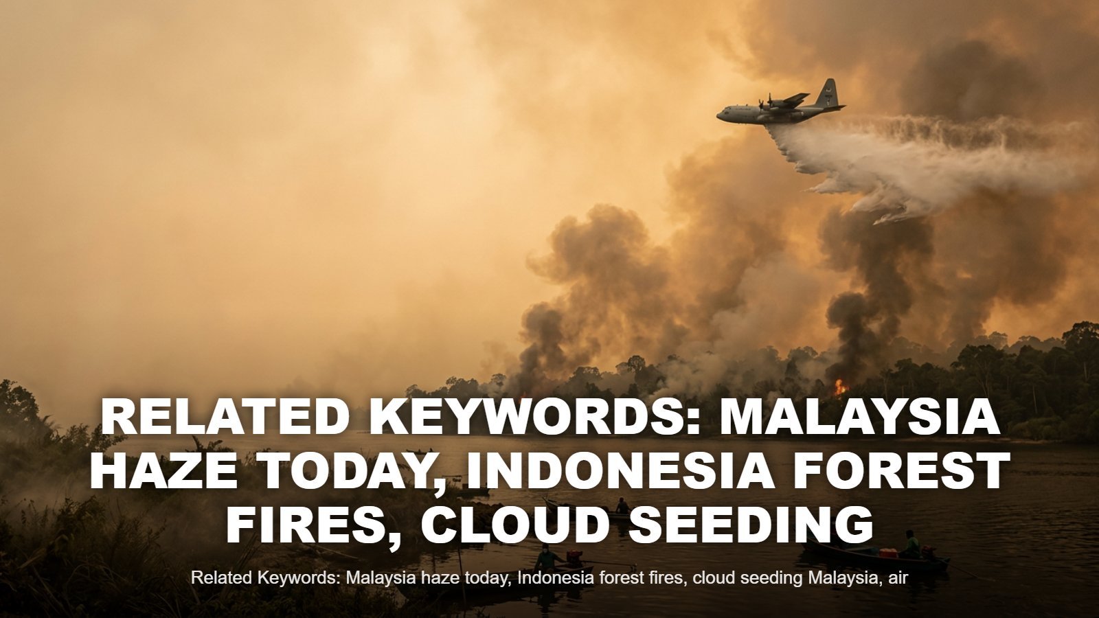 Malaysia Haze: Indonesia Opens Airspace for Cloud Seeding
