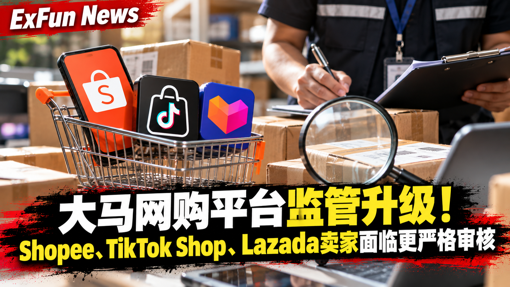 马来西亚网购平台监管2026：Shopee、TikTok Shop卖家审核升级最新消息 | ExFunCity News