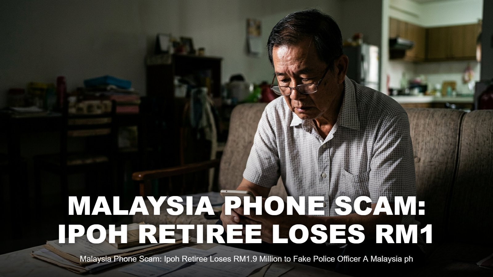 Malaysia Phone Scam: Ipoh Retiree Loses RM1.9m to Fake Cop