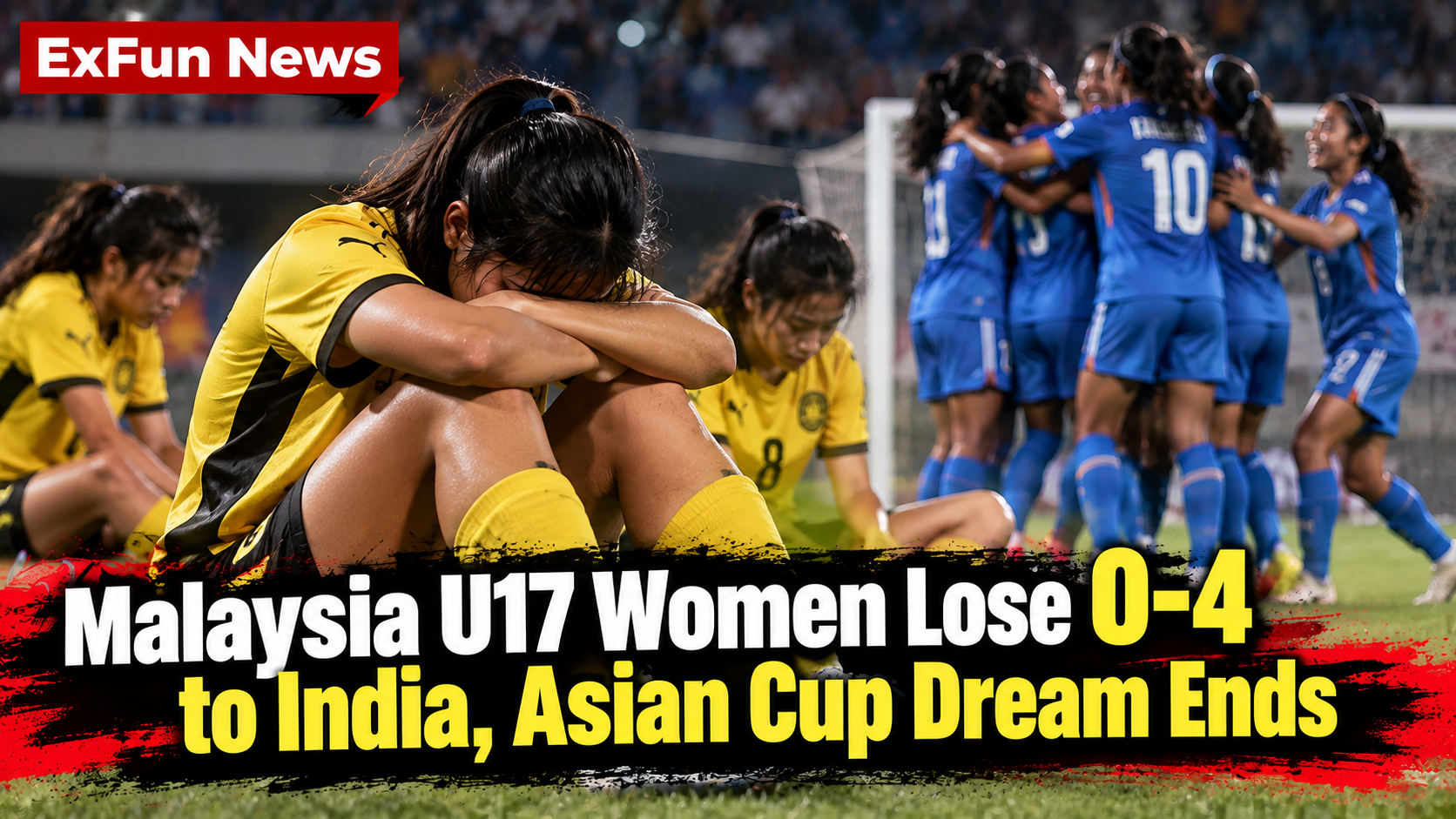 Malaysia U17 Women vs India 0-4: Asian Cup Dream Ends