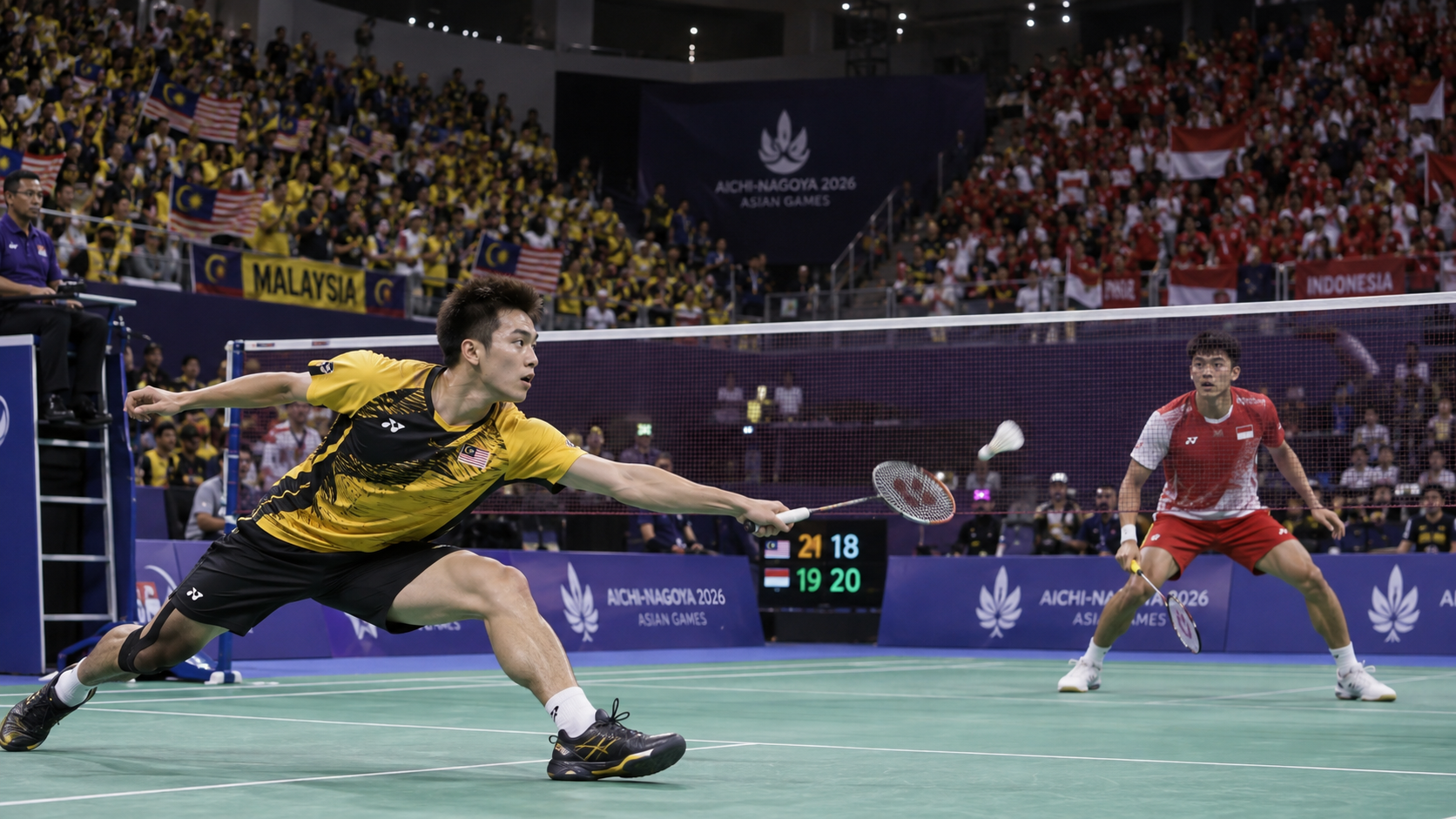 Malaysia vs Indonesia badminton