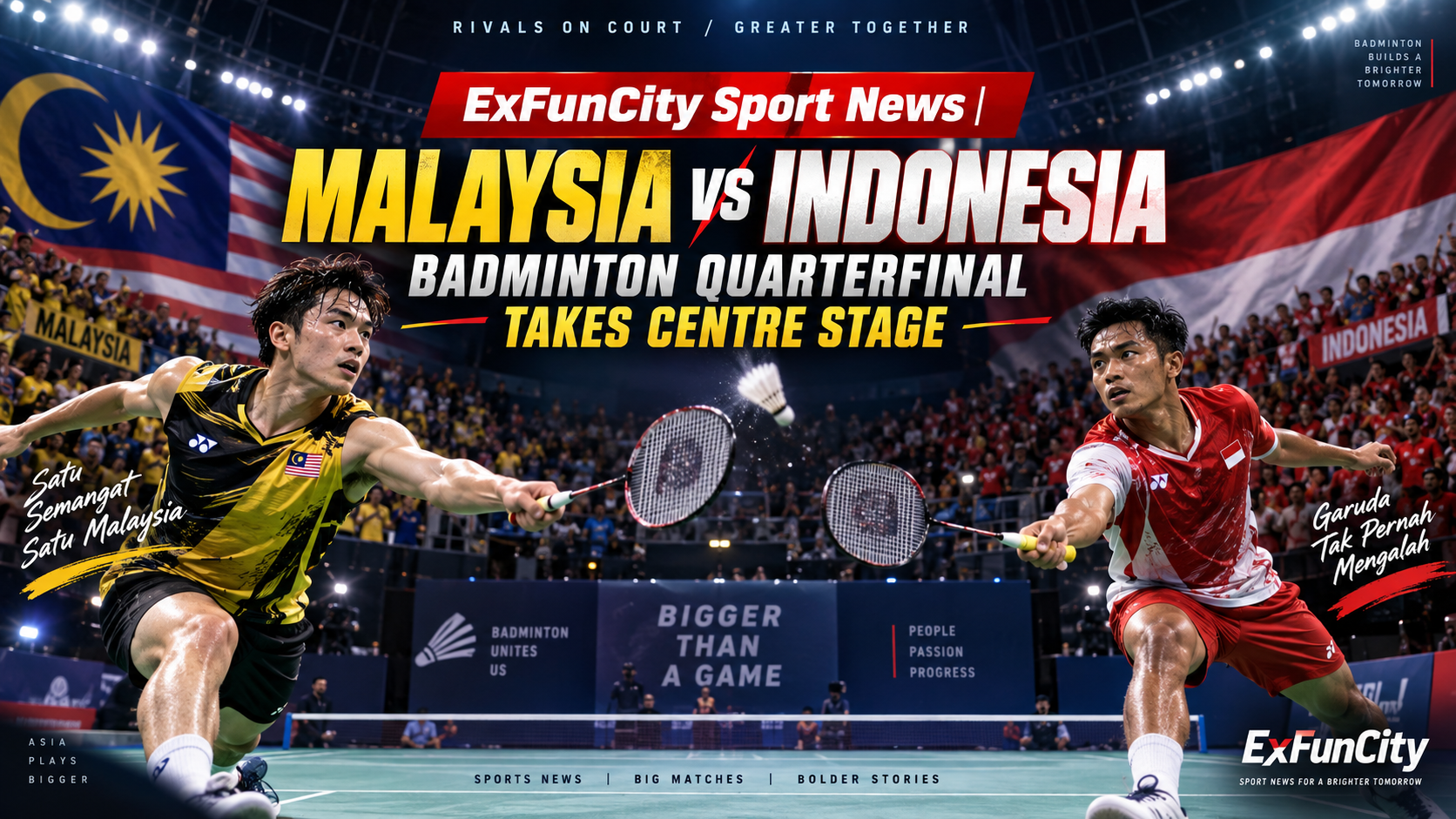 Malaysia vs Indonesia Badminton: Asian Games Quarterfinal