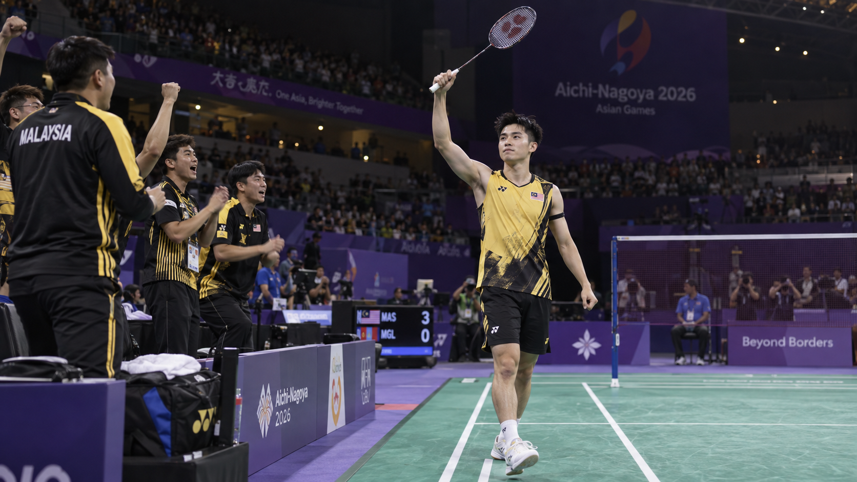 Malaysia vs Indonesia badminton