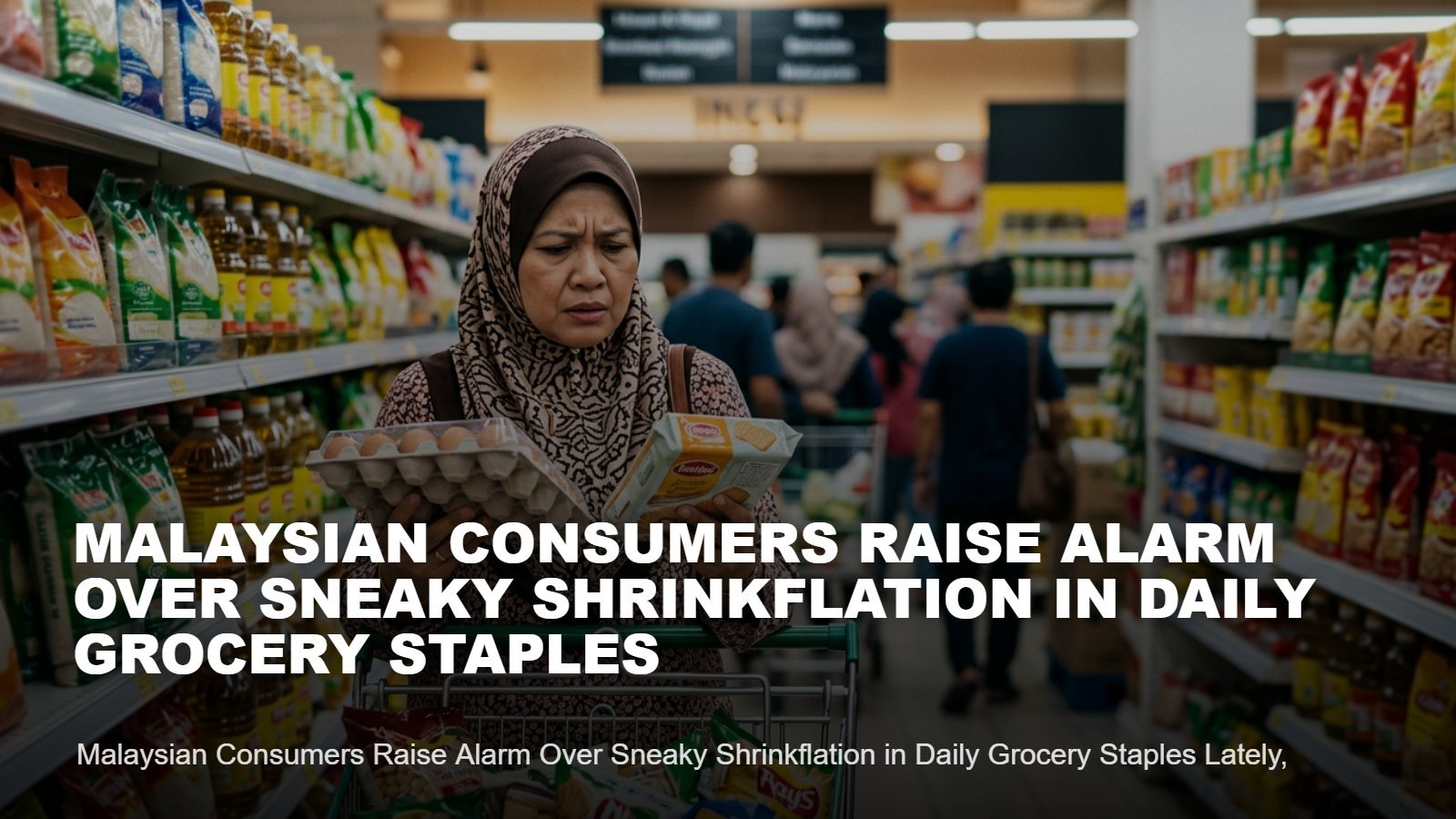 Grocery Shrinkflation Malaysia: Consumers Cry Foul Over Smaller Sizes