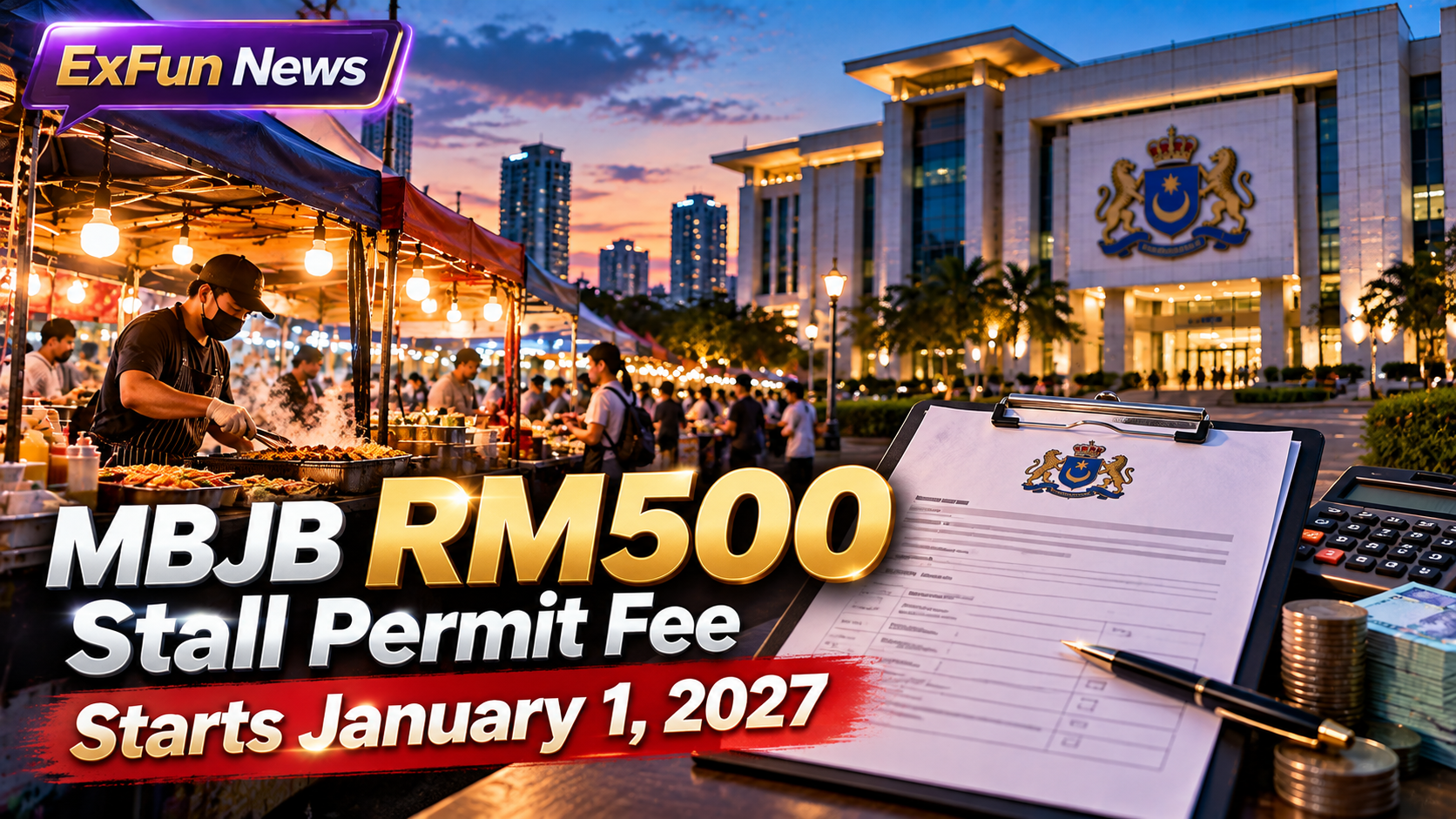 MBJB RM500 stall permit fee