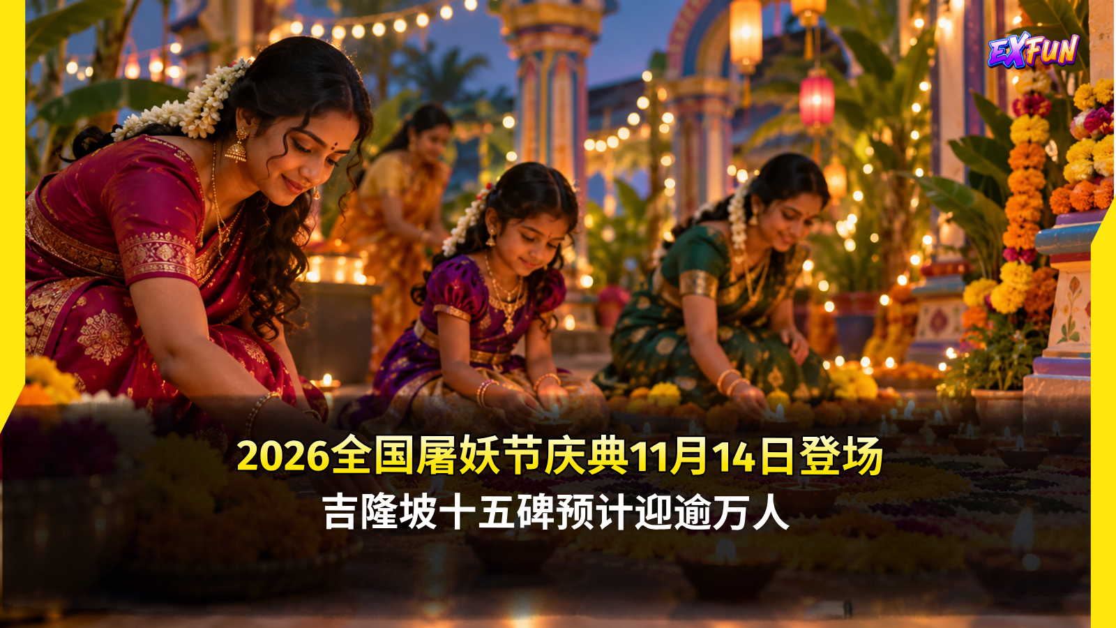 2026全国屠妖节庆典定于11月14日在吉隆坡十五碑举行，预计迎万人 | ExfunCity News